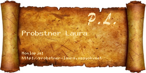 Probstner Laura névjegykártya