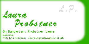 laura probstner business card
